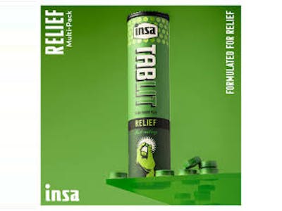 Insa Tablets Insa Relief | Tablit | 100mg - Clear Sky Cannabis Cannabis Dispensary in MA